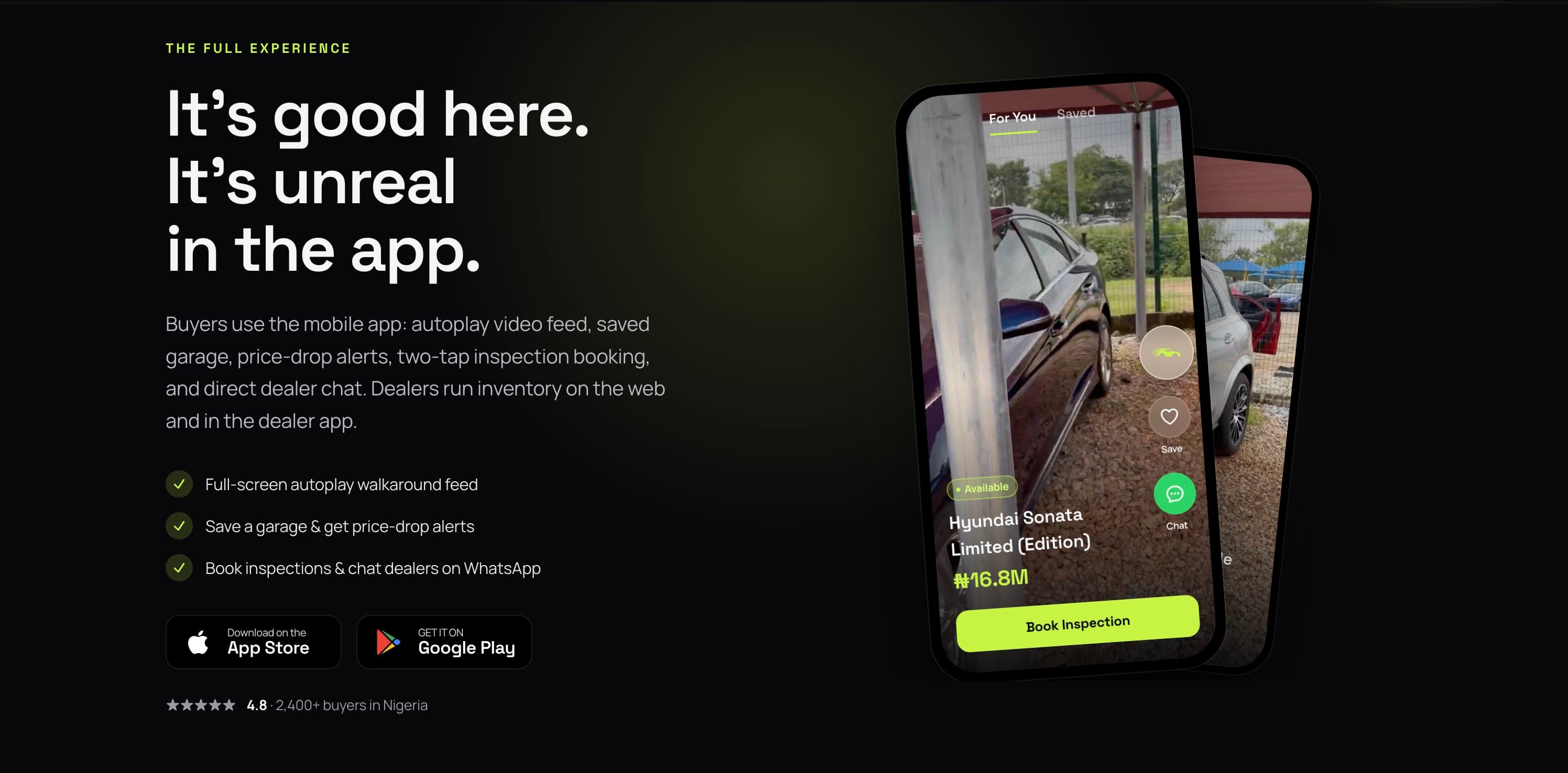 AutoShowroom Mobile App Mockup and Web dashboard