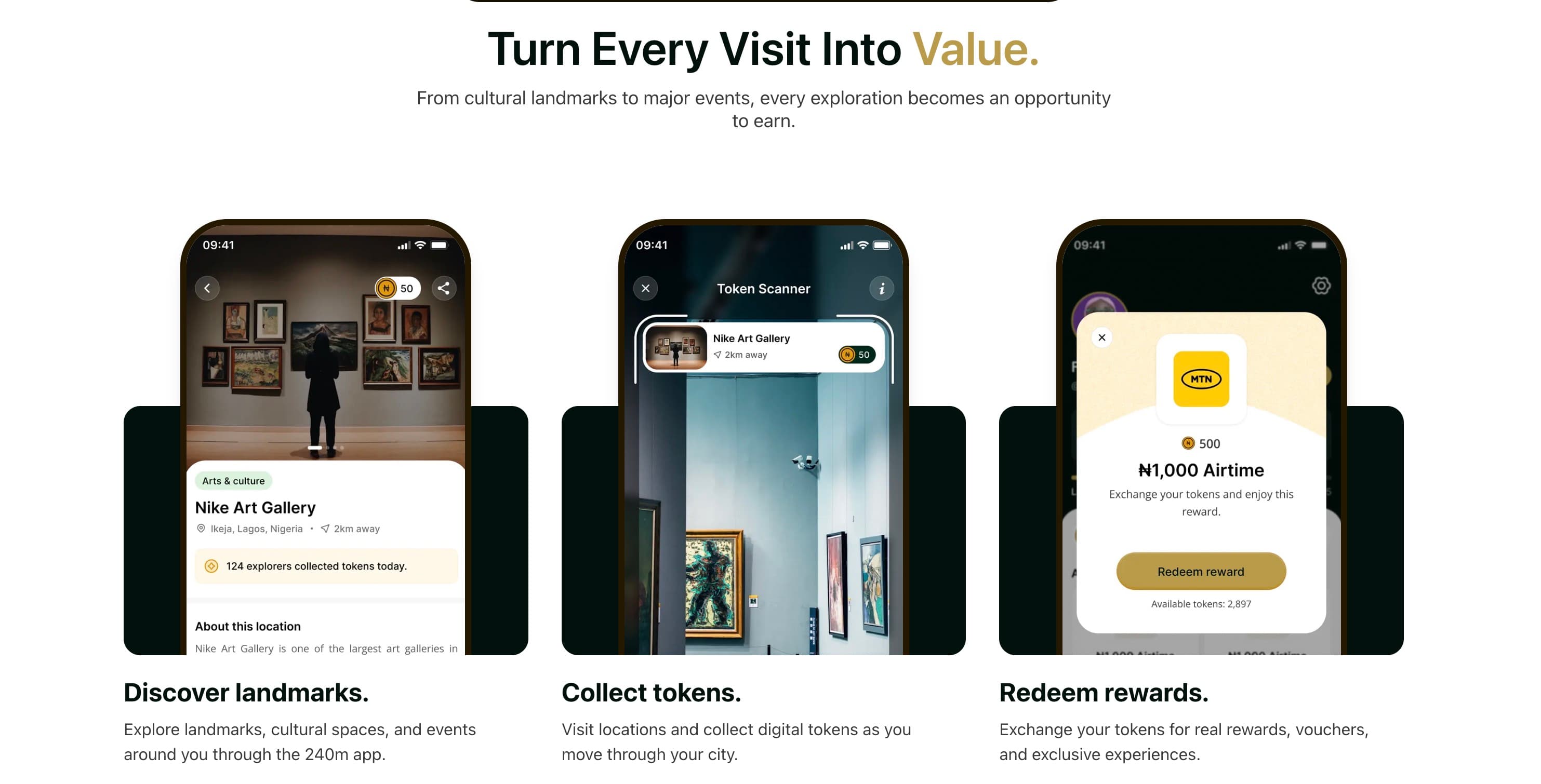 Project 240m App Interface Mockup